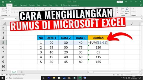 Rumus Excel Untuk Menghilangkan Angka Di .